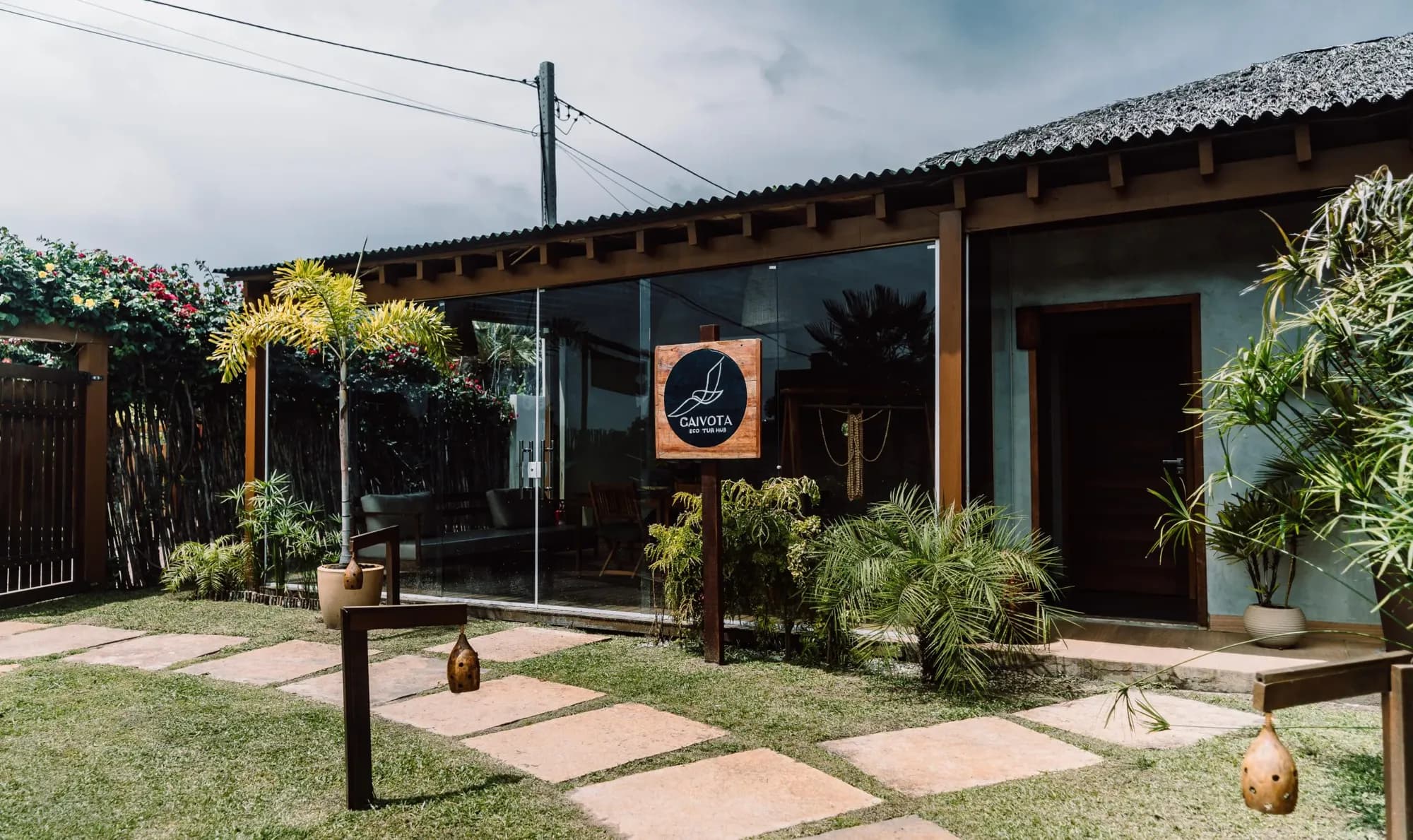 Recepção da Vila Aty e da Agência Gaivota